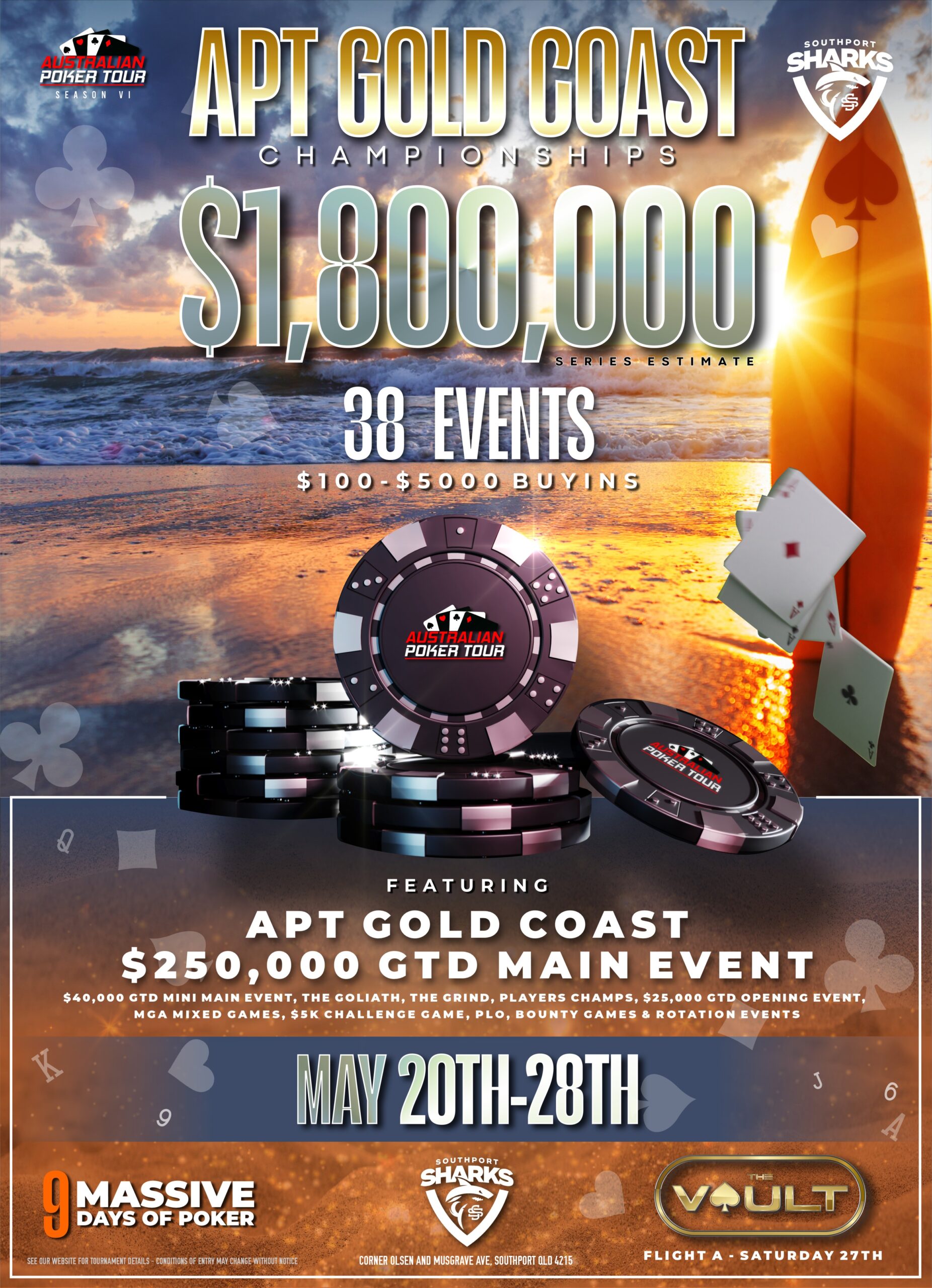 Gold Coast Champs May 20-28, 2023
